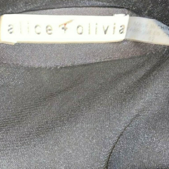 Alice+Olivia Raja V Neck Mini Shirt Dress - Picture 15 of 15